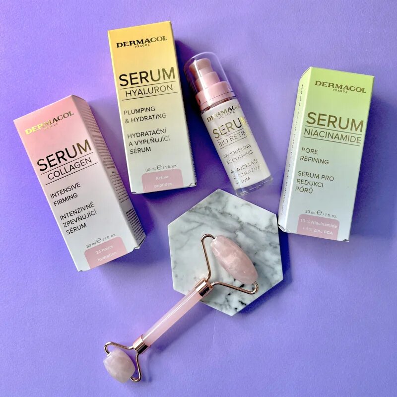 Dermacol Bio Retinol serum za preoblikovanje obraza z gladilnim učinkom 30 ml