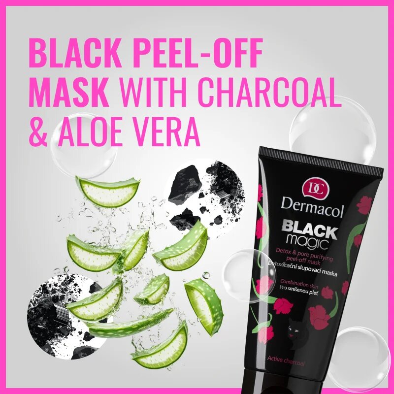 Dermacol Black Magic razstrupljevalna luščilna maska 150 ml