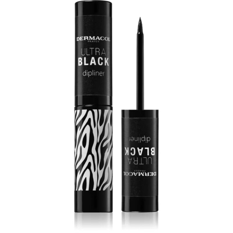 Dermacol Black Sensation Ultra Black tekoče črtalo za oči odtenek Black 2.8 ml