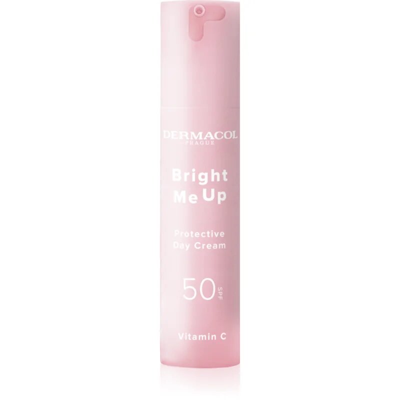 Dermacol Bright Me Up Protective Day Cream dnevna zaščitna krema z vitaminom C SPF 50 50 ml