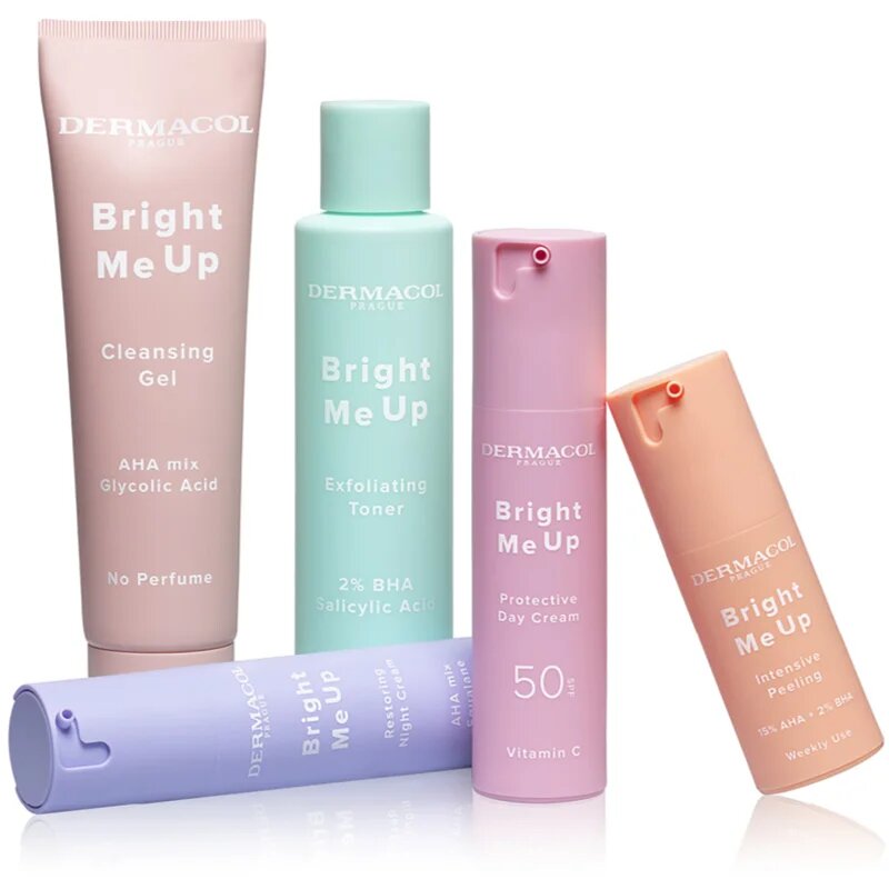 Dermacol Bright Me Up Protective Day Cream dnevna zaščitna krema z vitaminom C SPF 50 50 ml