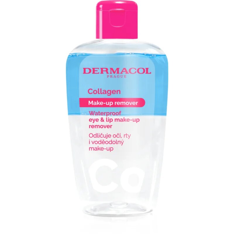 Dermacol Collagen dvofazni odstranjevalec vodoodpornih ličil za oči in ustnice 150 ml
