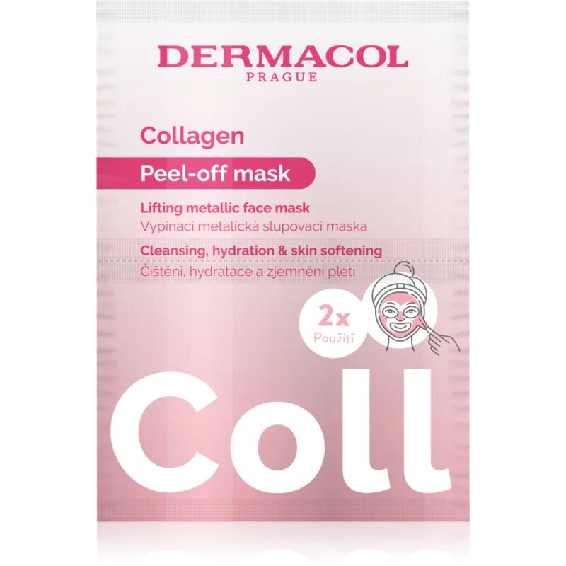 Dermacol Collagen lifting luščilna maska 2x8 ml