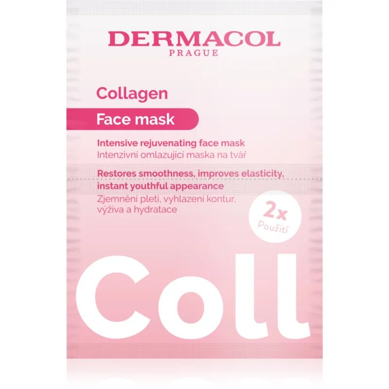 Dermacol Collagen pomlajevalna maska 2x8 g