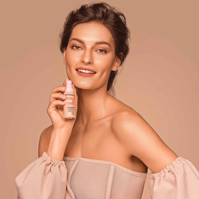 Dermacol Collagen vlažilni tekoči puder z gladilnim učinkom odtenek 4.0 Tan 20 ml
