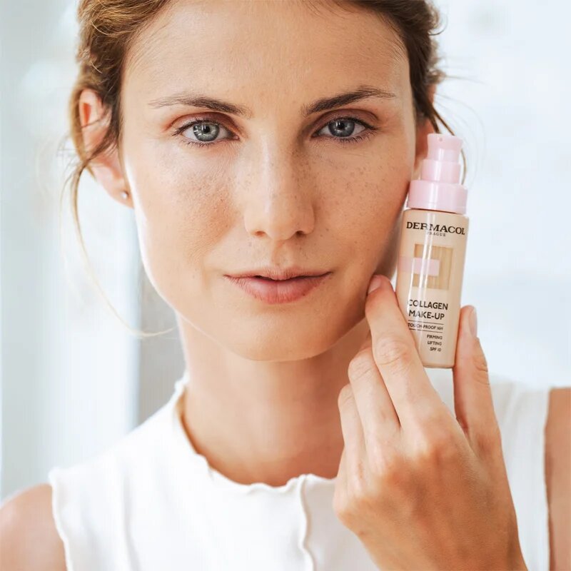 Dermacol Collagen vlažilni tekoči puder z gladilnim učinkom odtenek 4.0 Tan 20 ml