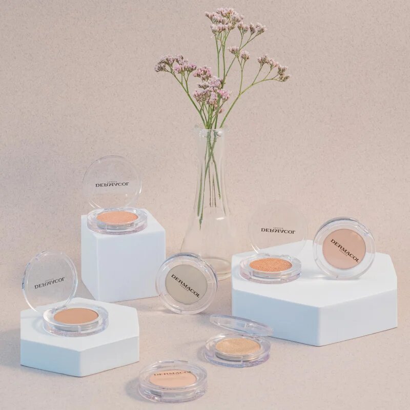 Dermacol Compact Mono senčila za oči za mokro in suho uporabo odtenek 03 Rosé 2 g