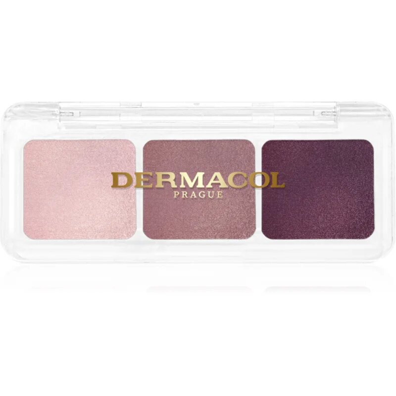 Dermacol Compact Trio paleta senčil za oči odtenek 1 French Vineyard 4.2 g