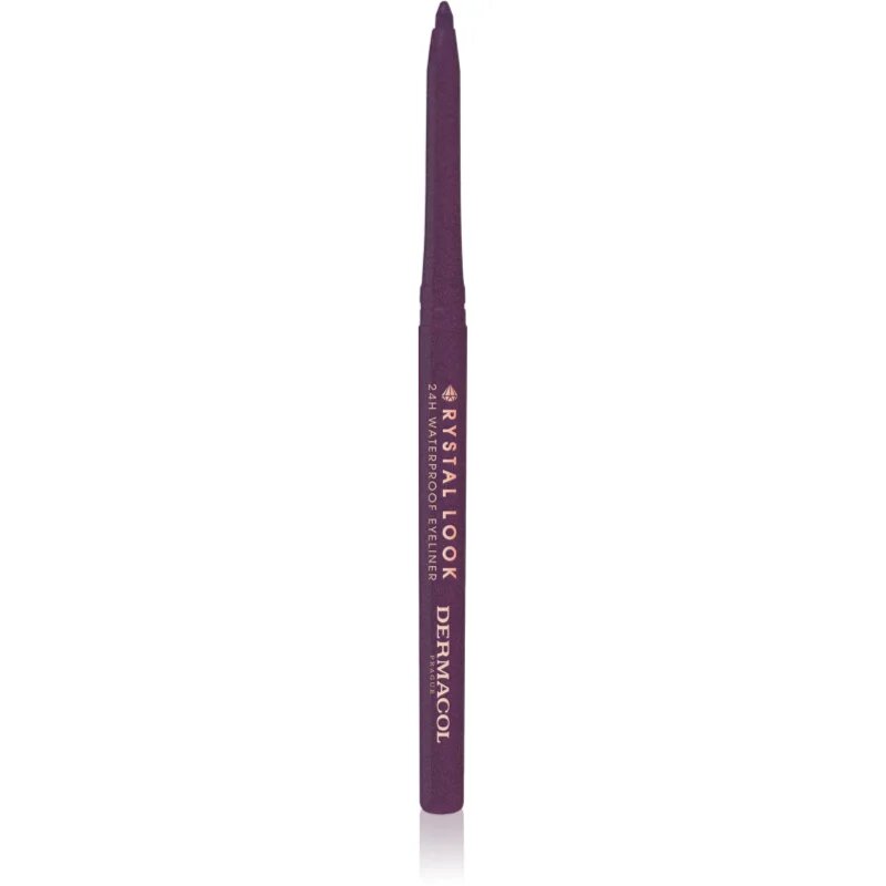 Dermacol Crystal Look samodejni svinčnik za oči odtenek 02 Violet 45 g
