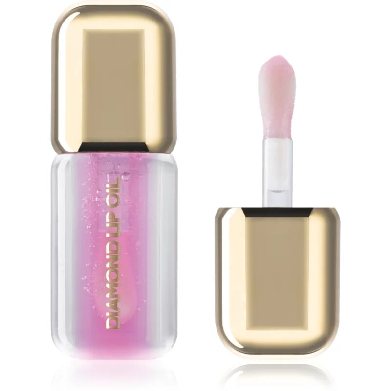 Dermacol Diamond Edition Lip Oil tonirno olje za ustnice z učinkom povečanja odtenek 01 Strawberry Cream 4 ml