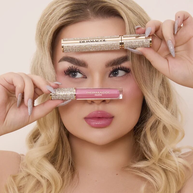 Dermacol Diamond Edition Peptide Lip Glaze negovalni sijaj za ustnice s peptidi odtenek 01 Stardust 2.5 ml