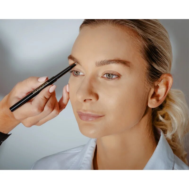 Dermacol Eyebrow Perfector samodejni svinčnik za obrvi s krtačko odtenek 01 3 g