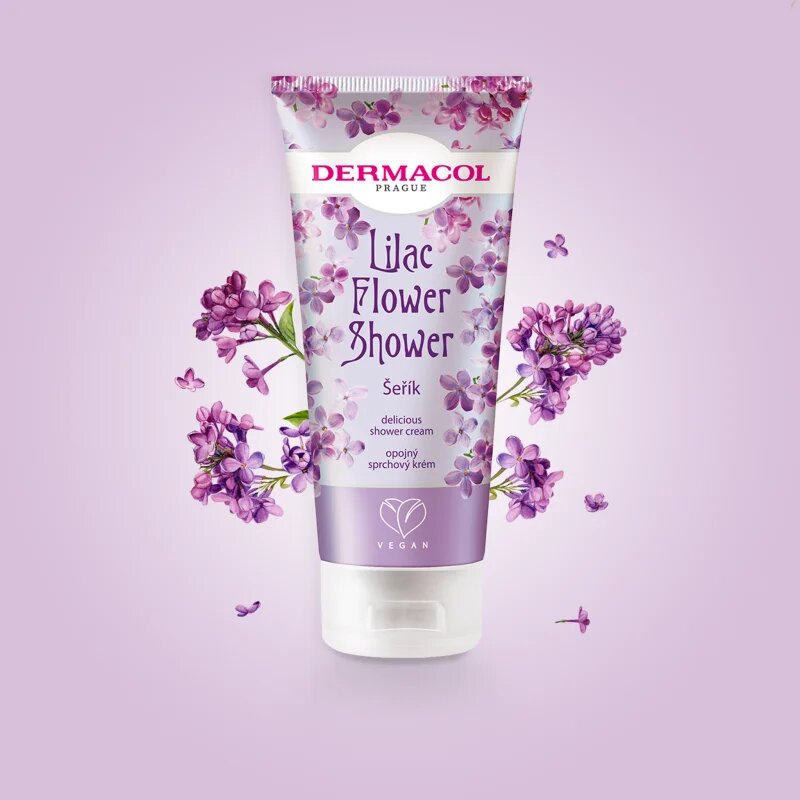 Dermacol Flower Care Lilac krema za prhanje 200 ml