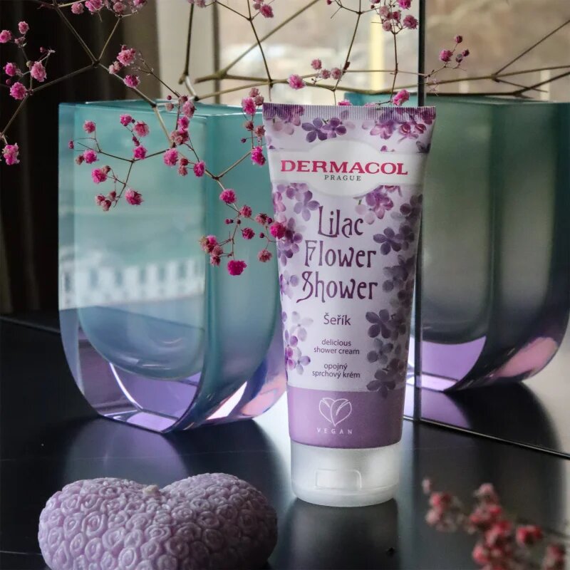 Dermacol Flower Care Lilac krema za prhanje 200 ml