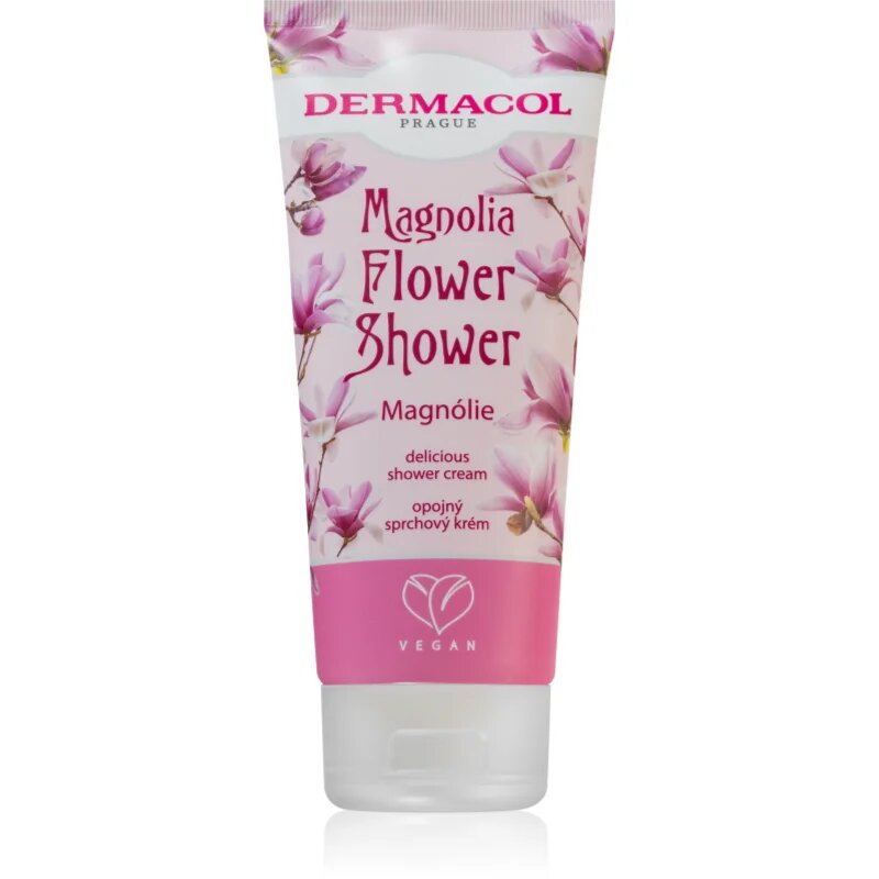 Dermacol Flower Care Magnolia nežna krema za prhanje z vonjem cvetja 200 ml