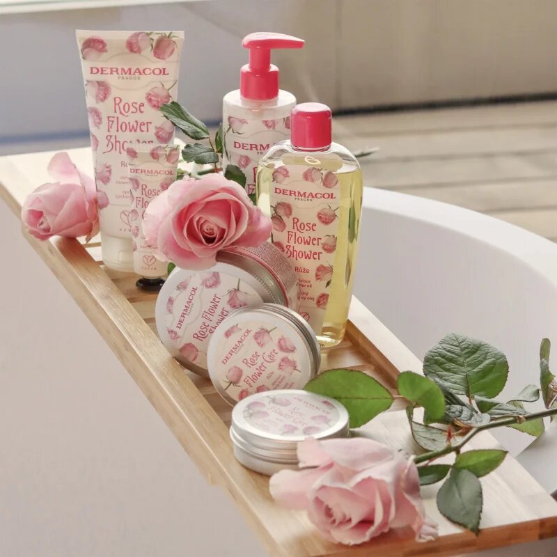 Dermacol Flower Care Rose krema za prhanje 200 ml
