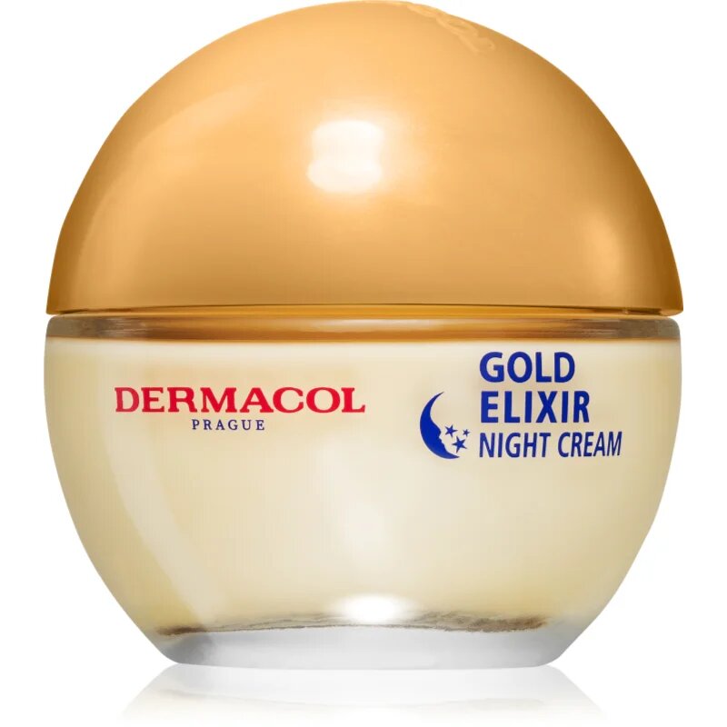 Dermacol Gold Elixir nočna pomlajevalna krema s kaviarjem 50 ml