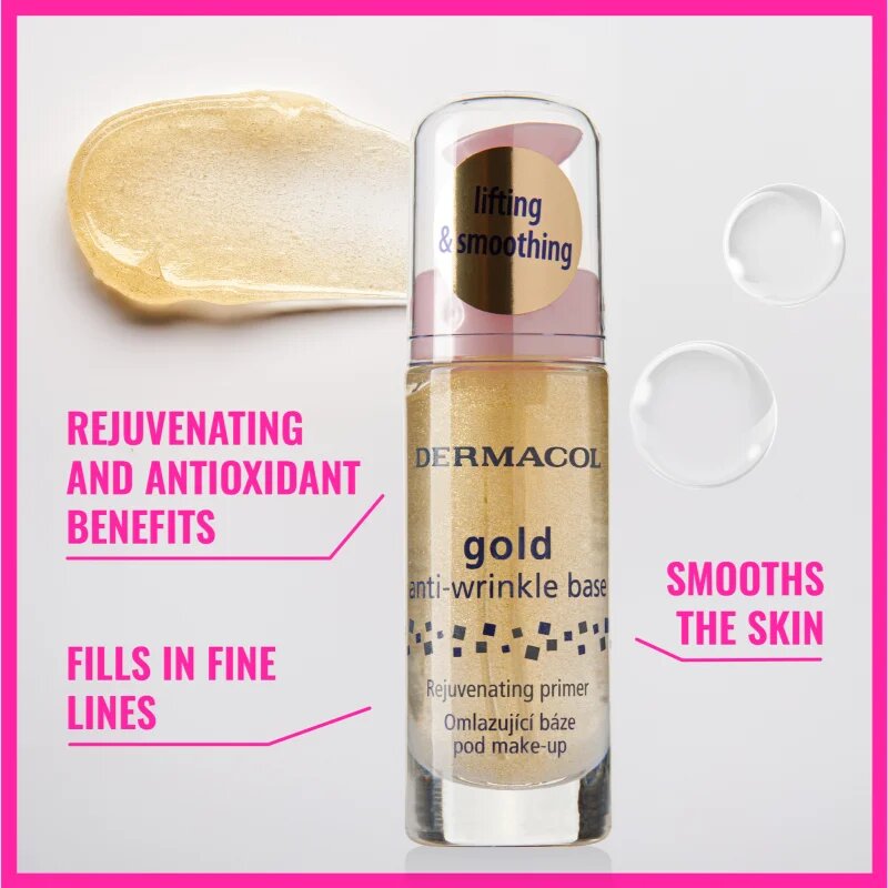 Dermacol Gold podlaga proti gubam 20 ml