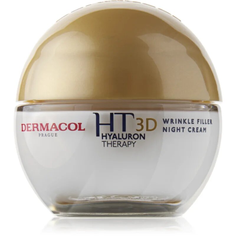 Dermacol Hyaluron Therapy 3D nočna krema za preoblikovanje obraza 50 ml