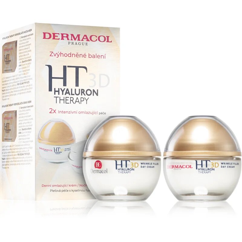 Dermacol Hyaluron Therapy 3D set za gladko kožo obraza