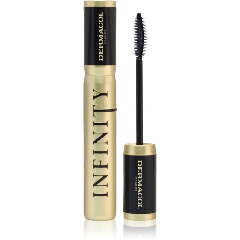 Dermacol Infinity maskara za podaljšanje za dolgotrajajoč volumen odtenek Hyperblack 6 ml