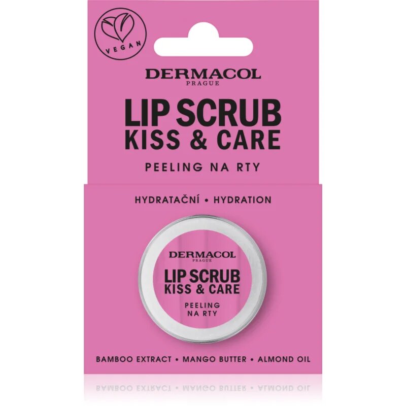 Dermacol Kiss & Care piling za ustnice iz bambusa dišave Red Fruit 12 ml