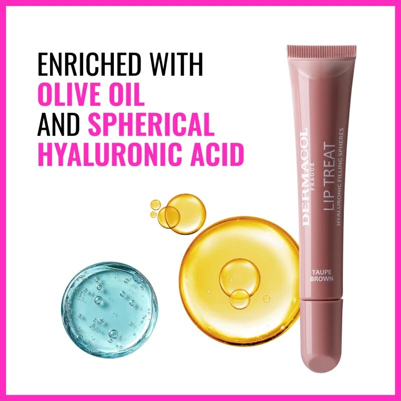 Dermacol Lip Treat vlažilni sijaj za ustnice odtenek 1 Sugar Frost 10 ml