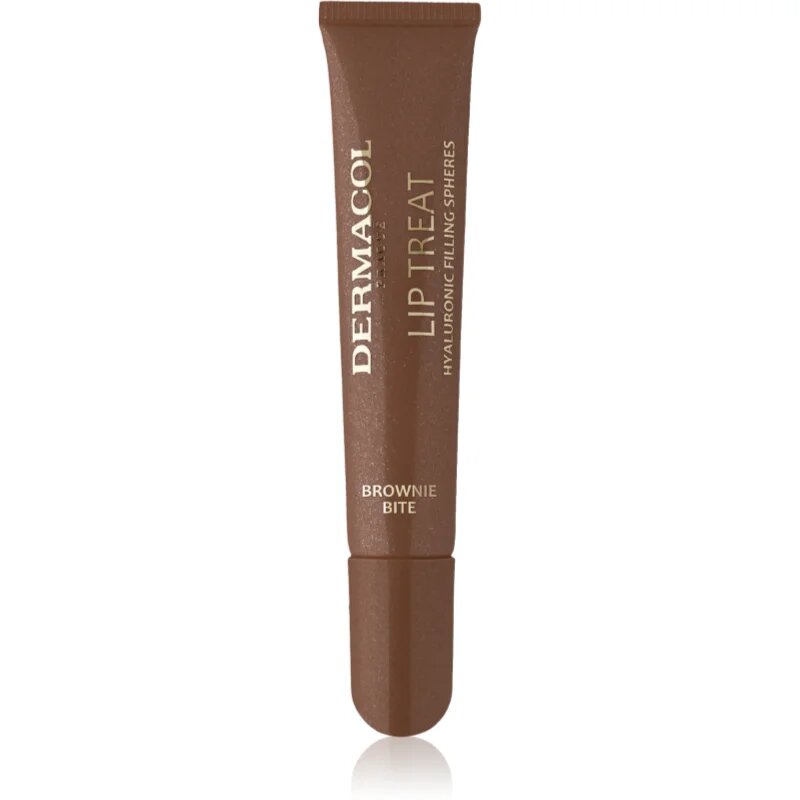 Dermacol Lip Treat vlažilni sijaj za ustnice odtenek 13 Brownie Bite 10 ml