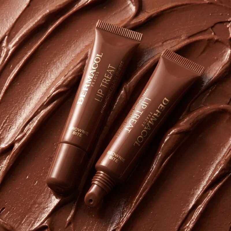 Dermacol Lip Treat vlažilni sijaj za ustnice odtenek 13 Brownie Bite 10 ml
