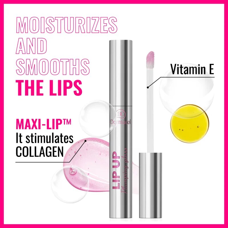 Dermacol Lip Up sijaj za ustnice za večji volumen odtenek 3 3 ml