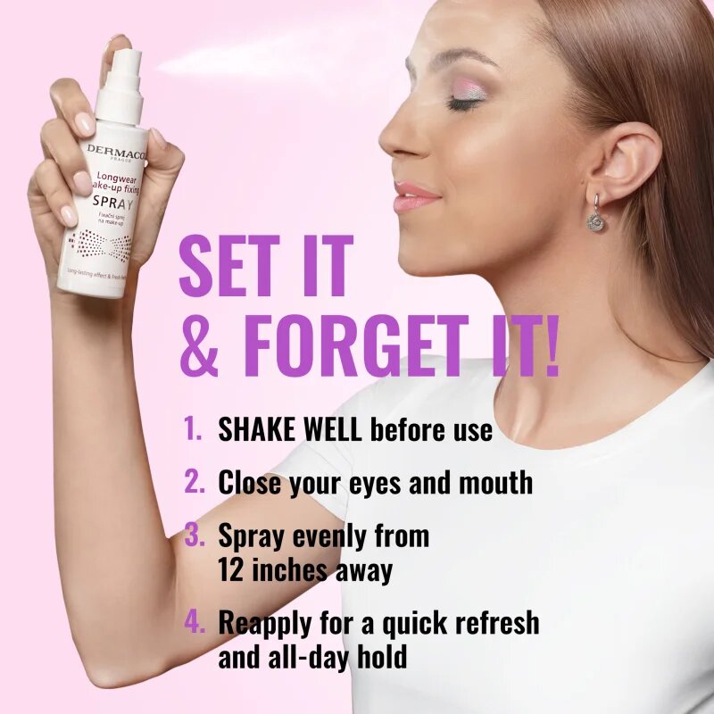 Dermacol Longwear Make-up Fixing Spray pršilo za fiksiranje make-upa 100 ml