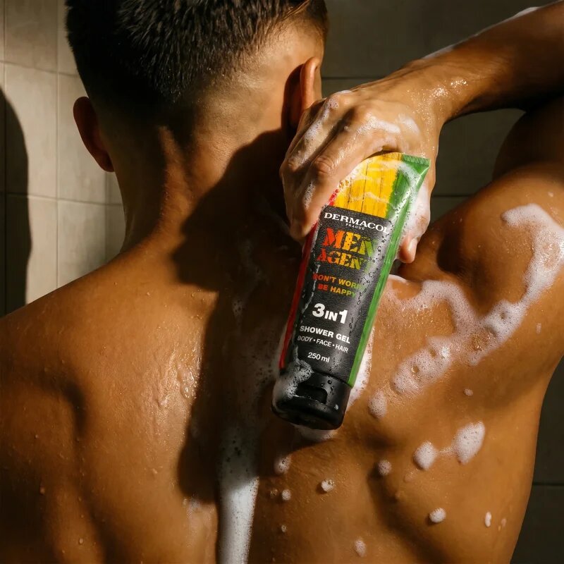 Dermacol Men Agent Don´t Worry Be Happy gel za prhanje 3v1 250 ml