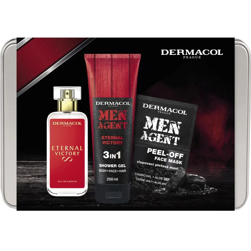 Dermacol Men Agent Eternal Victory darilni set za telo in obraz za moške