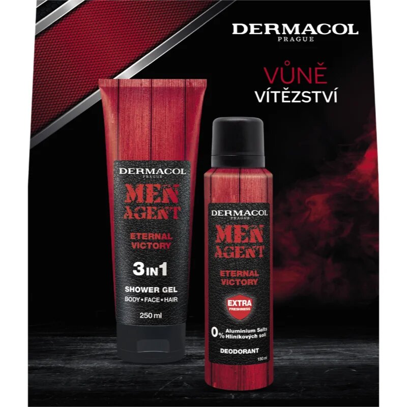 Dermacol Men Agent Eternal Victory darilni set za telo za moške