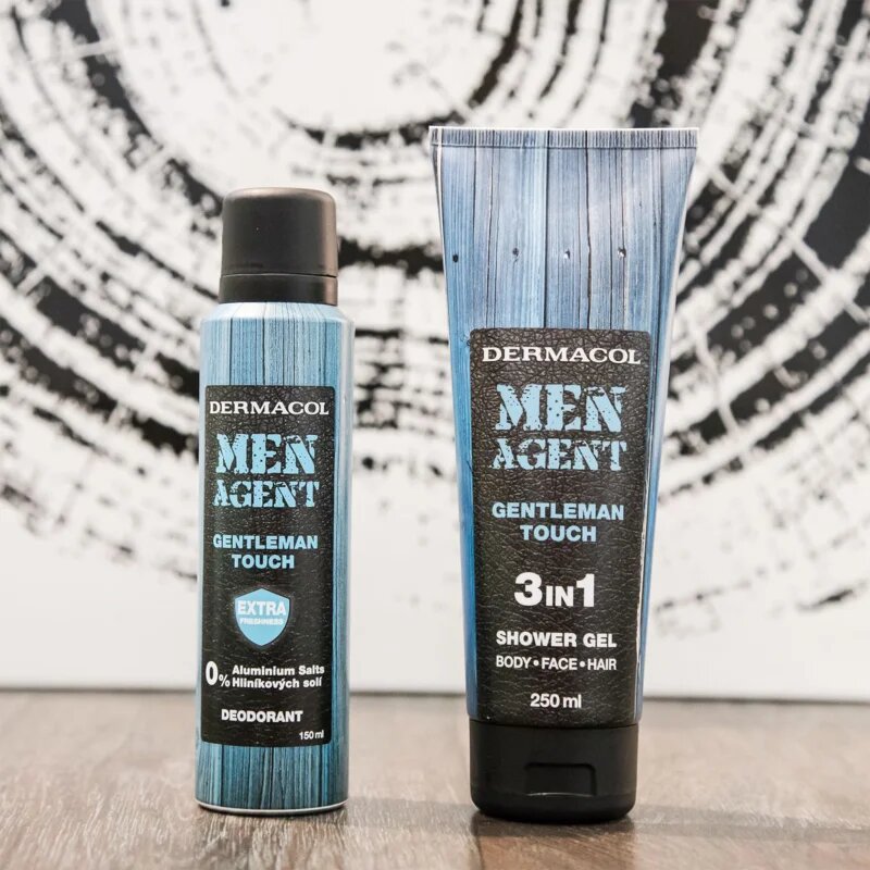 Dermacol Men Agent Gentleman Touch gel za prhanje 3v1 250 ml