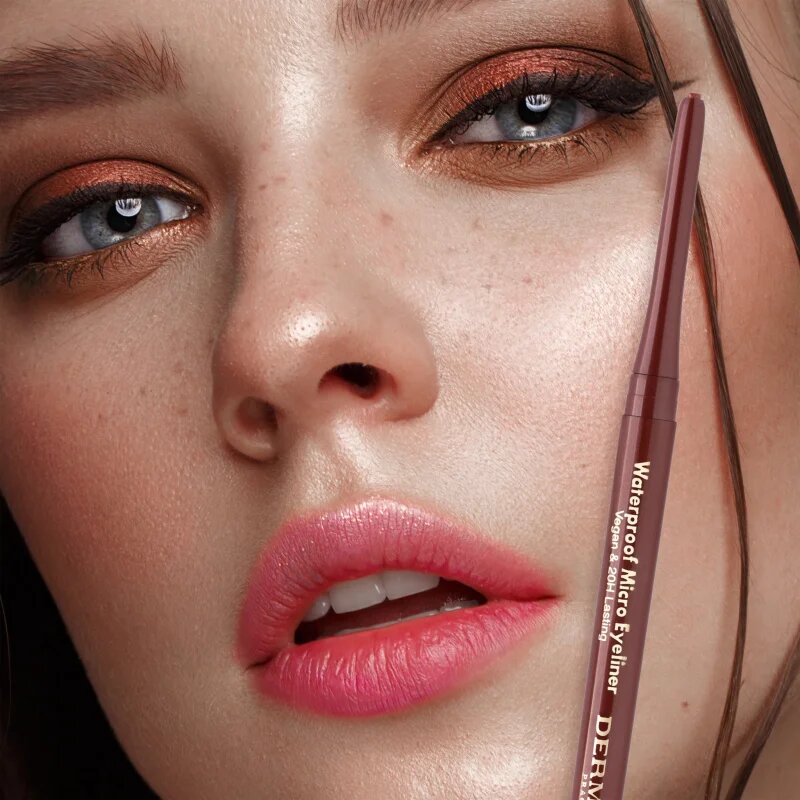 Dermacol Micro Eyeliner Waterproof vodoodporni svinčnik za oči odtenek 04 Grey 1 g