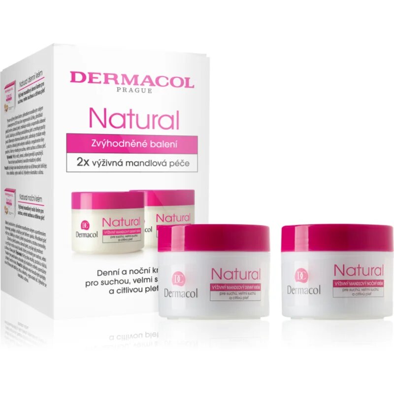 Dermacol Natural hranilna mandljeva krema duo