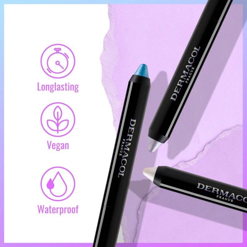 Dermacol Neon Mania kremast svinčnik za oči z multikromatskim učinkom 12h Mermaid - 3 3 g
