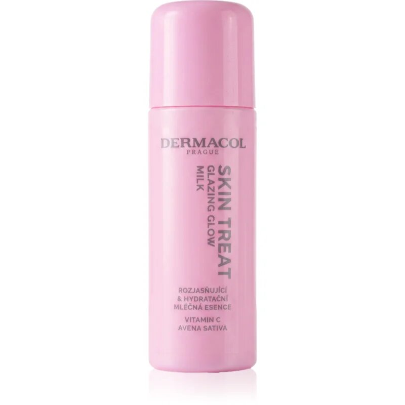 Dermacol Skin Treat Glazing Glow Milk esenca za obraz za osvetljevanje kože in hidratacijo 100 ml