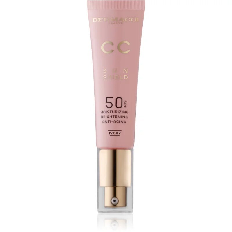 Dermacol Sun Shield CC krema SPF 50 odtenek Ivory 30 ml
