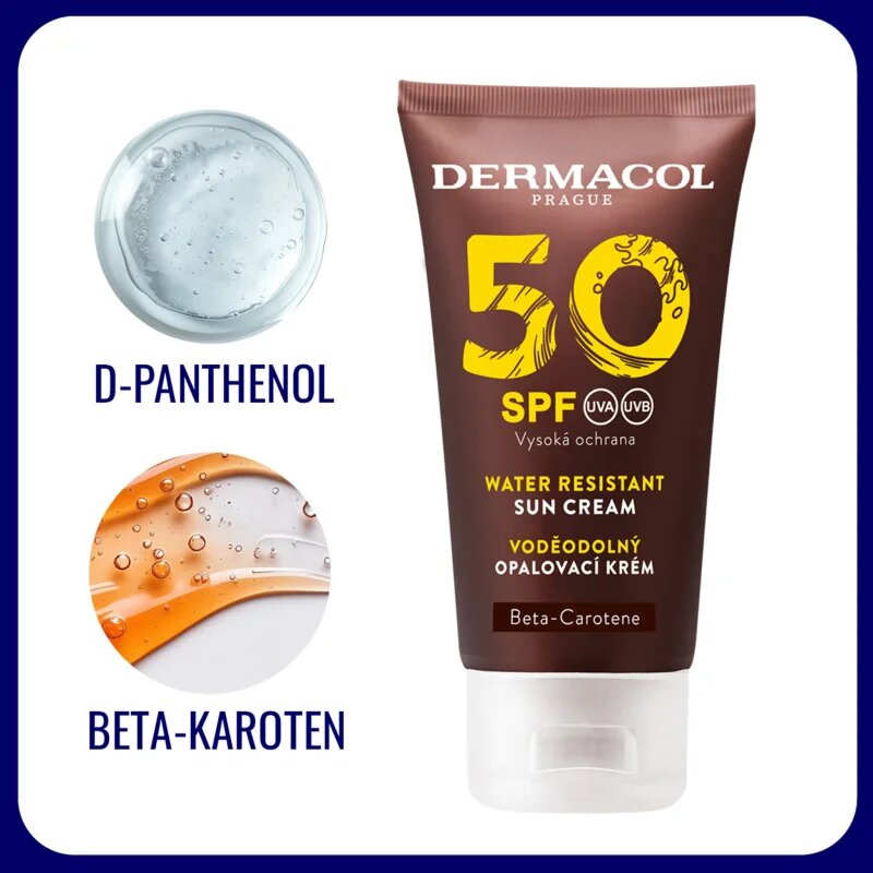 Dermacol Sun Water Resistant vodoodporna krema za sončenje za obraz SPF 50 50 ml