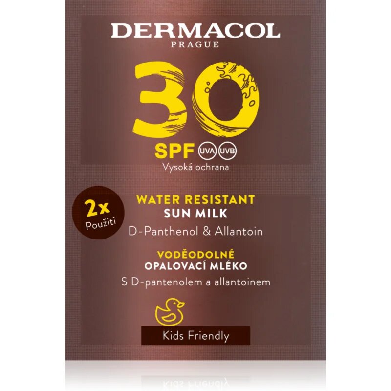 Dermacol Sun Water Resistant vodoodporno mleko za sončenje SPF 30 2x15 ml