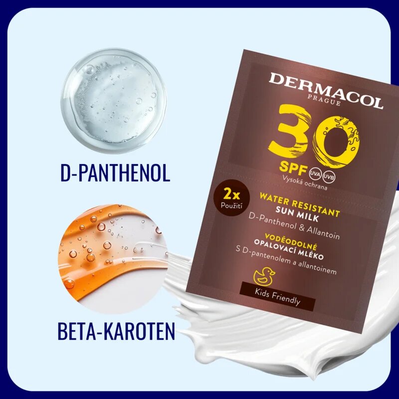 Dermacol Sun Water Resistant vodoodporno mleko za sončenje SPF 30 2x15 ml