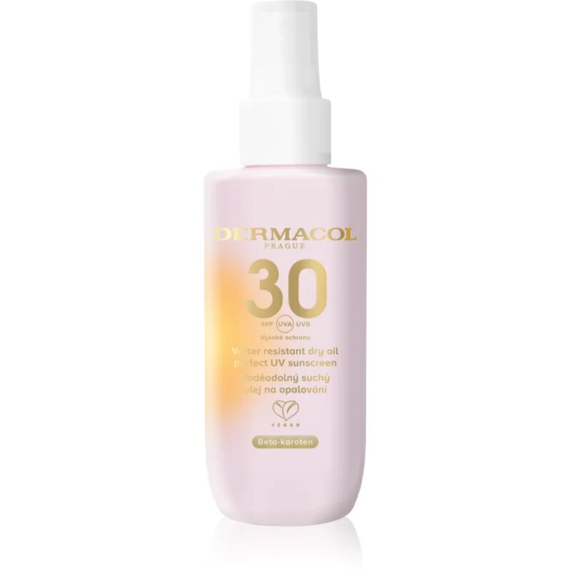 Dermacol Sun zaščitno suho olje za sončenje vodoodporna SPF 30 150 ml
