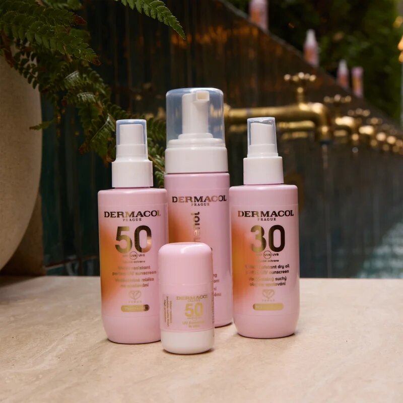 Dermacol Sun zaščitno suho olje za sončenje vodoodporna SPF 30 150 ml