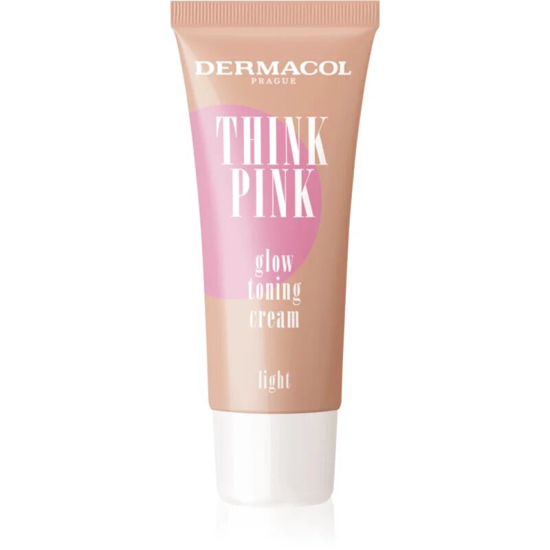 Dermacol Think Pink posvetlitvena tonirana krema odtenek 1 Light 30 ml