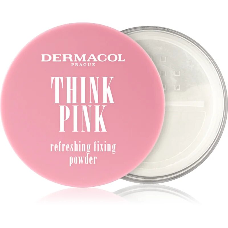 Dermacol Think Pink transparentni puder v prahu 10 g