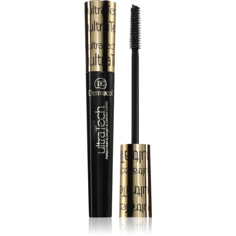 Dermacol UltraTech podaljševalna maskara za polne trepalnice odtenek Black 10 ml