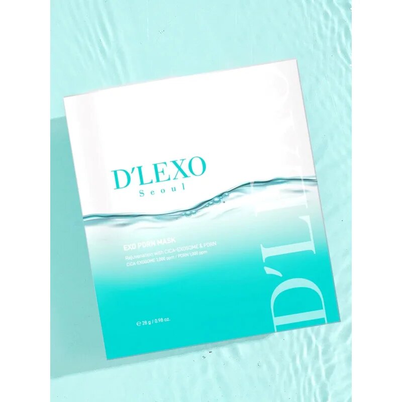 Dermaline D'LEXO Exo PDRN Mask maska iz platna s pomlajevalnim učinkom 10x28 g