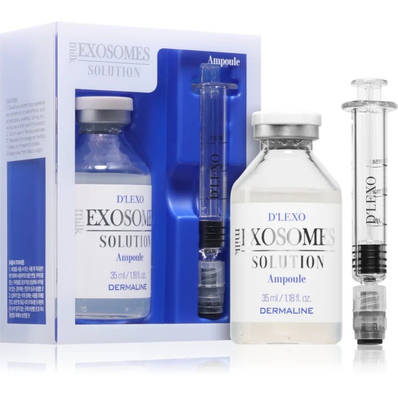 Dermaline D'LEXO Milk Exosome Solution Ampoule gladilni serum za obraz 35 ml